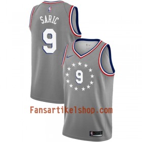 Philadelphia 76ers Trikot Dario Saric 9 2018-19 Nike City Edition Grau Swingman - Herren